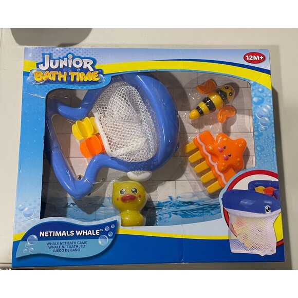 Junior Bath Time Netimals Whale Bath Game With Toys - Picture 1 of 5